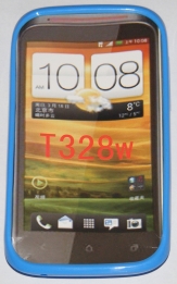 Силиконов гръб ТПУ за HTC Desire V T328w Син