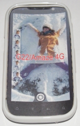Силиконов гръб ТПУ HTC за Amaze 4G G22 Бял