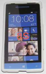 Силиконов гръб ТПУ за HTC 8S Бял