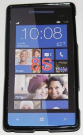 Силиконов гръб ТПУ за HTC 8S Черен