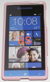 Силиконов гръб ТПУ за HTC 8S Розов