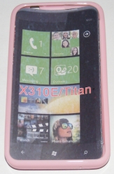 Силиконов гръб ТПУ за HTC Titan X310E Розов