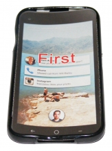Силиконов гръб ТПУ за HTC First Черен