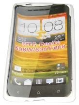 Силиконов гръб ТПУ за HTC Desire 600 Бял