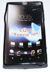 Силиконов гръб ТПУ за Sony Xperia ion LT28i Черен