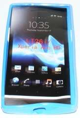 Силиконов гръб ТПУ за Sony Xperia S LT26i Син