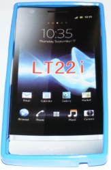Силиконов гръб ТПУ за Sony Xperia P LT22i Син