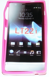 Силиконов гръб ТПУ за Sony Xperia P LT22i Розов