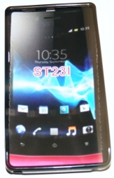 Силиконов гръб ТПУ за Sony Xperia miro ST23i Черен