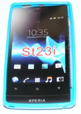 Силиконов гръб ТПУ за Sony Xperia miro ST23i Син