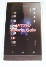 Силиконов гръб ТПУ за Sony Xperia sola ST27i Бял