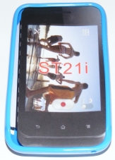 Силиконов гръб ТПУ за Sony Xperia tipo ST21i Син