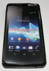 Силиконов гръб ТПУ за Sony Xperia V LT25i Черен