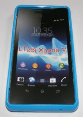 Силиконов гръб ТПУ за Sony Xperia V LT25i Син