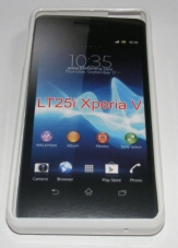 Силиконов гръб ТПУ за Sony Xperia V LT25i Бял
