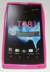 Силиконов гръб ТПУ за Sony Xperia ion LT28i Розов