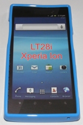 Силиконов гръб ТПУ за Sony Xperia ion LT28i Син