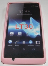 Силиконов гръб ТПУ за Sony Xperia TX LT30P Розов