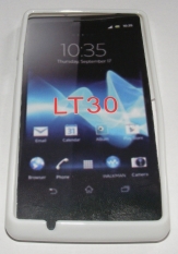 Силиконов гръб ТПУ за Sony Xperia TX LT30P Бял