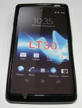 Силиконов гръб ТПУ за Sony Xperia TX LT30P Черен
