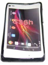 Силиконов гръб ТПУ за Sony Xperia L S36h Черен
