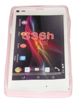 Силиконов гръб ТПУ за Sony Xperia L S36h Розов