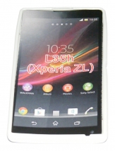 Силиконов гръб ТПУ за Sony Xperia ZL L35h Бял