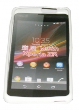 Силиконов гръб ТПУ за Sony Xperia ZR M36h Бял