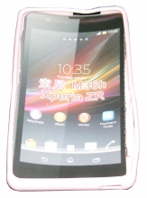 Силиконов гръб ТПУ за Sony Xperia ZR M36h Розов