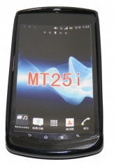 Силиконов гръб ТПУ за Sony Xperia neo L MT25i Черен