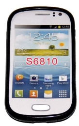 Силиконов гръб ТПУ за Samsung S6810 Galaxy Fame Черен