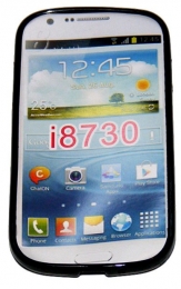 Силиконов гръб ТПУ за Samsung I8730 Galaxy Express Черен