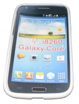 Силиконов гръб ТПУ за Samsung I8260 Galaxy Core Бял