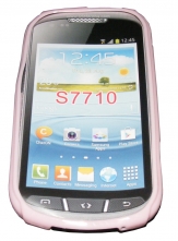Силиконов гръб ТПУ за Samsung S7710 Galaxy Xcover 2 Розов