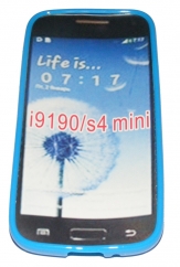 Силиконов гръб ТПУ за Samsung i9190 Galaxy S4 mini Син