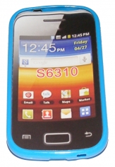Силиконов гръб ТПУ за Samsung S6310 Galaxy Young Син