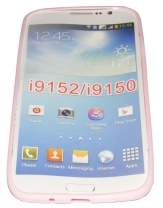 Силиконов гръб ТПУ за Samsung Galaxy I9150 Mega 5.8 Розов