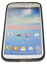Силиконов гръб ТПУ за Samsung Galaxy I9150 Mega 5.8 Черен