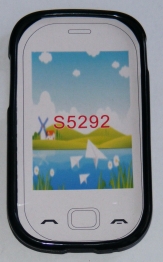 Силиконов гръб ТПУ за Samsung S5292 Rex 90 Черен
